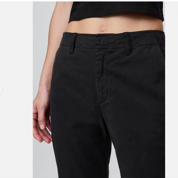 GAP 90s Mid Rise Downtown Khakis Black Stretch Ankle Pants Size 4 TALL NWT RT$70 - Picture 4 of 11